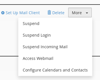 cPanel Email - Action Menu|352x282