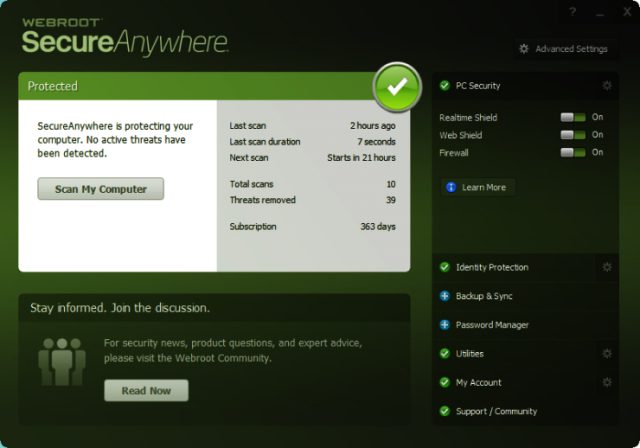 Webroot Secure Anywhere: is Webroot good